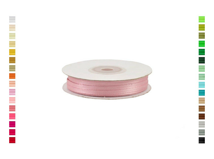 Ruban satin vieux rose 158 largeur 3 mm