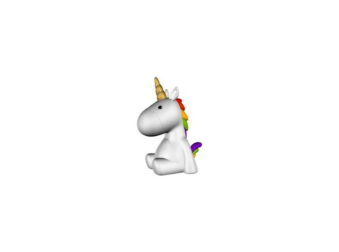 VEILLEUSE LICORNE MULTICOLORE