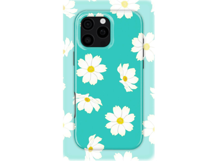 Ocean Petals | Coque de téléphone 3D 2en1 Ultra-résistante