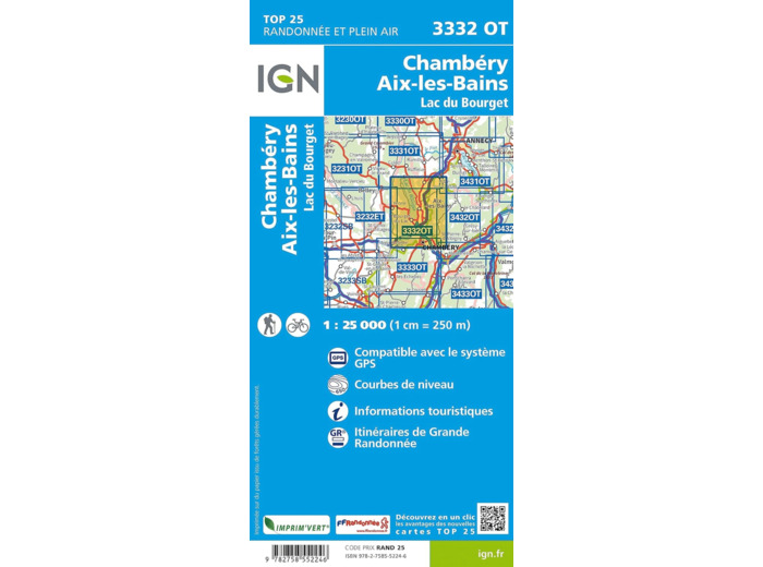 3332OT CHAMBERY - AIX LES BAINS