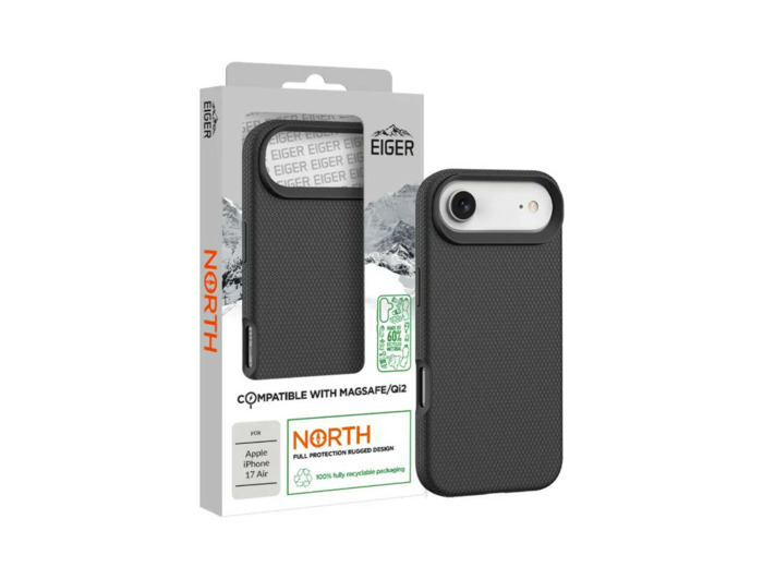 EIGER Coque ultra-renforcée polycarbonate MagSafe iPhone 17 (Tous les modèles)