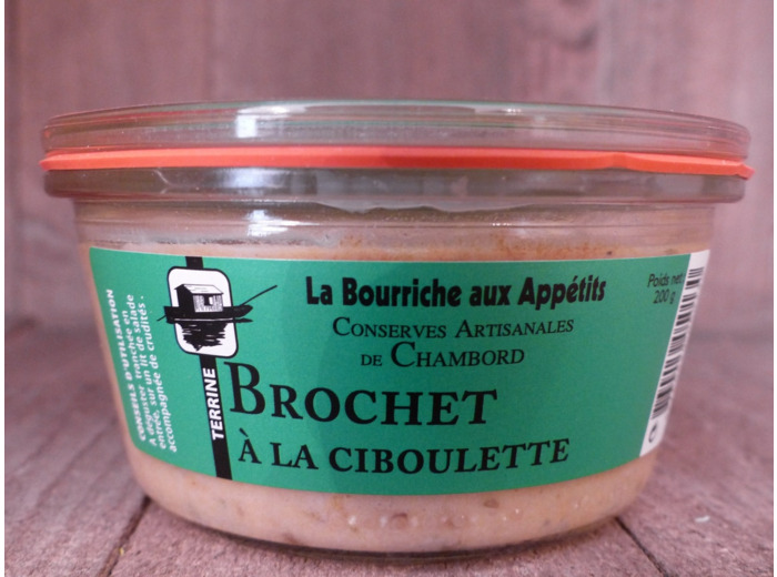 Terrine de brochet à la ciboulette  (200g)