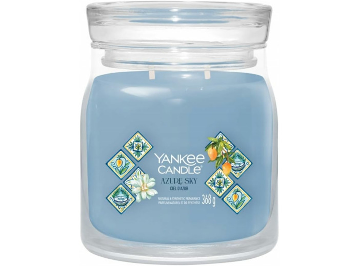Yankee Candle, moyenne jarre ciel d'azur