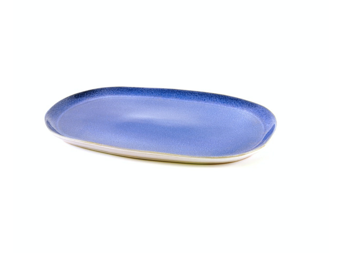 Plat ovale 41 cm cobalt