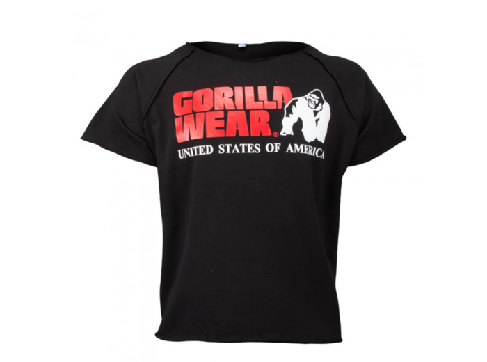 GORILLA T-SHIRT WORK OUT BLACK S/M