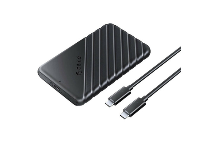 Boitier externe 2.5 type-C - noir