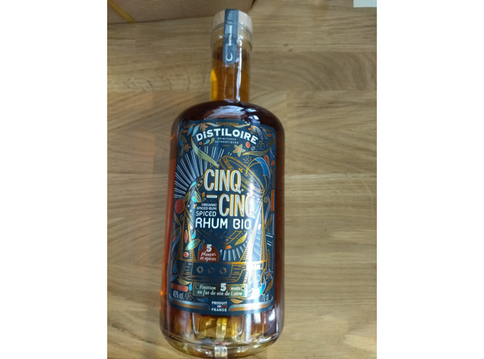 Rhum bio Cinq Cinq