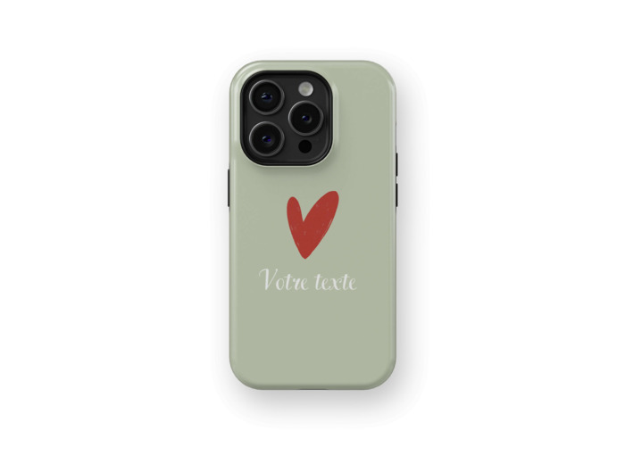 Signature Love - Green | Coque de téléphone 3D 2en1 Ultra-résistante