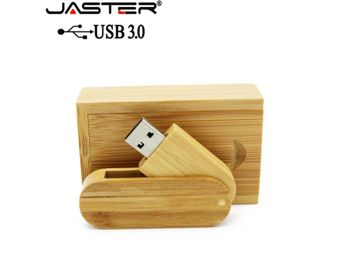 Clé USB 3.0 en bois - 16 Go Bambou foncé