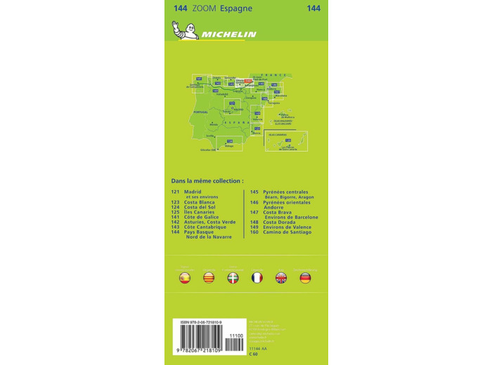 CARTE ZOOM PAYS BASQUE - NORD DE LA NAVARRE