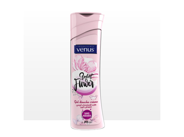 Vénus Velvet Flower - Gel douche crème - 240ml