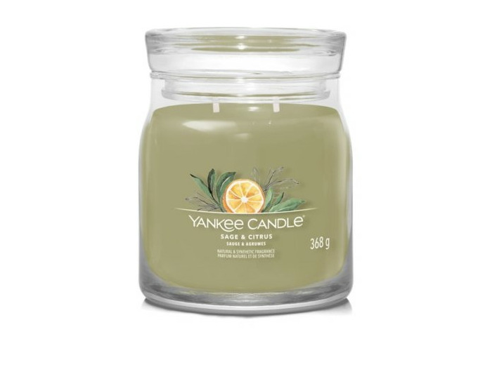 Yankee Candle Moyenne Jarre Sauge et agrumes