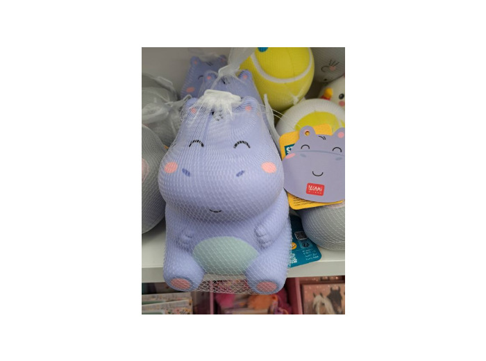 Anti stress Hippopotame Legami parfum fraise.