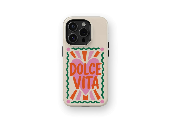 Dolce Cuore | Coque de téléphone 3D 2en1 Ultra-résistante