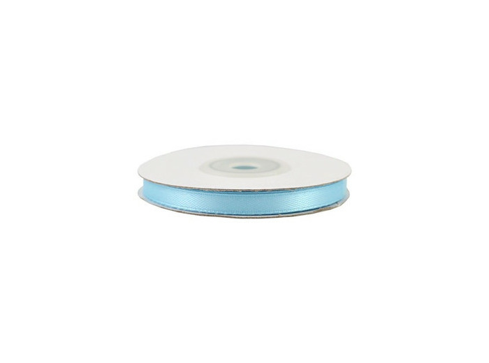 Ruban satin bleu ciel 311 Largeur 6 mm