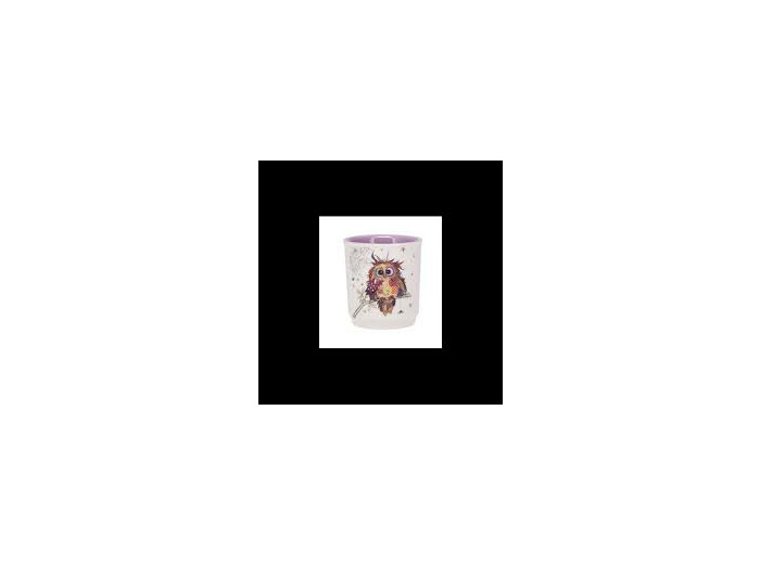 Coquetier à motif chouette