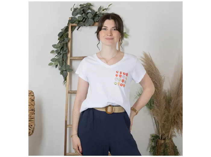 K176- T-Shirt "Moer Olives" (Tu) 🇮🇹 (blanc)