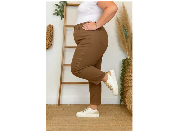 N980- Jean 7/8ème Voggo (T42-T50) (camel)