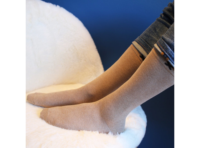 Chaussettes Crochepied Jean Potimarron