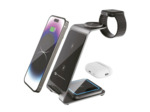 FORCELL F-ENERGY Support de charge 3 en 1 compatible AppleWatch, SamsungWatch et Qi