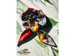 Foulchie Madras – Chouchou avec rubans en tissu madras | Vag Madras