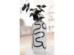 Vase bouteille aux lignes incurvées