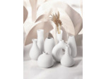 Omtofo Vase Blanc Set - Lot De 4 Vases Fleur Ceramique