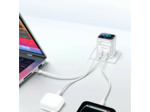 Yesido Chargeur Secteur avec Câble Rétractable & Affichage Digital
