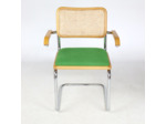 Chaise B64 en cannage et tissu