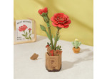 Oeillet Rouge en Bois