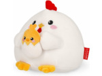 Legami - Peluche Super Soft!, thème Hen, Format Mini, avec Carte d'Identité Personnalisable, Tient Debout, 14x15x12 cm