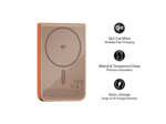 MOMAX Batterie externe magnétique Qi2 1-Power S.Pass 5000 mAh  Charge sans fil 15W