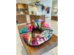 Chouchou / scrunchie en tissu madras multicolore (neuf)
