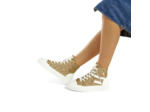 Baskets montantes glitter doré - Alix - Vanessa Wu