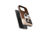 Front Luxury Porsche | Coque de téléphone 3D 2en1 Ultra-résistante