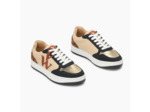 Baskets monogramme beige et noir - Ilyanna - Vanessa Wu
