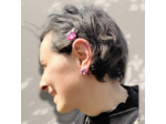 Barrette bouton "Pula"