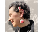 Barrette bouton "Pula"