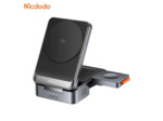 MCDODO Station de Charge sans Fil Qi2 Pliable 3 en 1 Noir