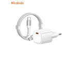 MCDODO Chargeur Secteur USB-C avec Câble USB-C vers USB-C 30W 1m
