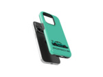 Turquoise Porsche | Coque de téléphone 3D 2en1 Ultra-résistante