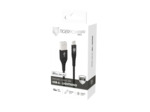 Tiger Lite - TIGER POWER LITE CABLE RENFORCE USB-A LIGHTNING 2M NOIR