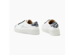 Baskets éclair blanc et argent à lacets - Ellen - Vanessa Wu
