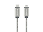 FORCELL F-ENERGY Câble métal charge rapide USB-C vers Lightning 27W 1m