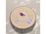 Barrette bouton "Pula"