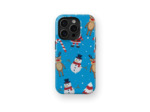 Snowy Friends | Coque de téléphone 3D 2en1 Ultra-résistante