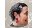 Barrette bouton "Pula"