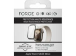 FORCE Coque pour Apple Watch transparente avec contours noirs (Tous les modèles)