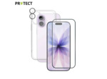 PROTECT Pack de Protection Coque + Protection Lentille + Verre Trempé iPhone (Tous les modèles)
