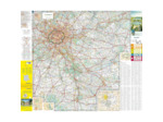 CARTE DEPARTEMENTALE ESSONNE, PARIS, SEINE-ET-MARNE